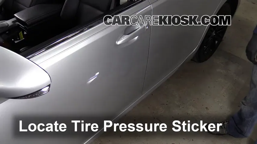 2014 Lexus ES350 3.5L V6 Tires & Wheels Check Tire Pressure